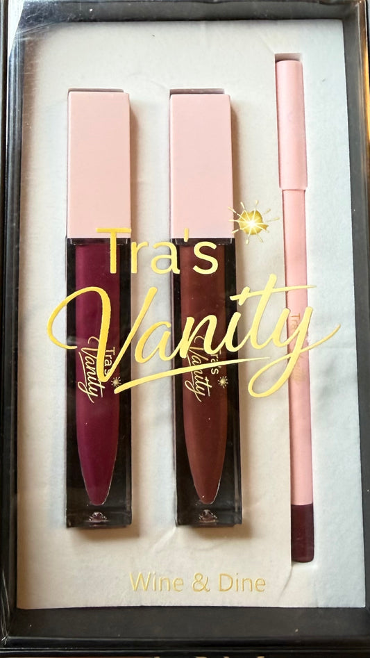Tra's Vanity | Wine & Dine Lip Kit 🍷