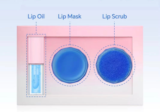Tra's Vanity | Blue Raspberry Lip Scrub Kit 🫐