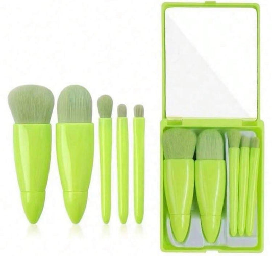 Tra's Vanity | Green Mini Brush Kit